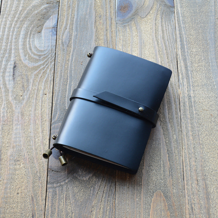 Wholesale Creative Cowhide Notebook Diy Thickened Retro Leather Notebook Diary